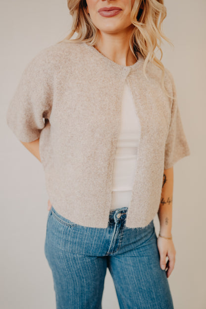 Wishlist | Short Sleeved Sweater | Chestnut