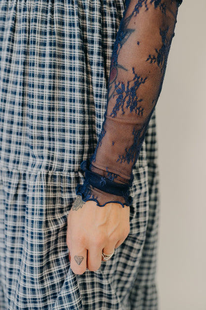 Hem & Thread | Lace Long Sleeve | Navy