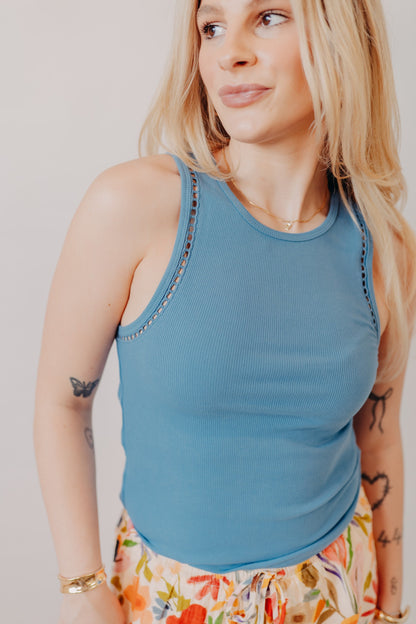 Z Supply | Boa Rib Tank | Lake Blue