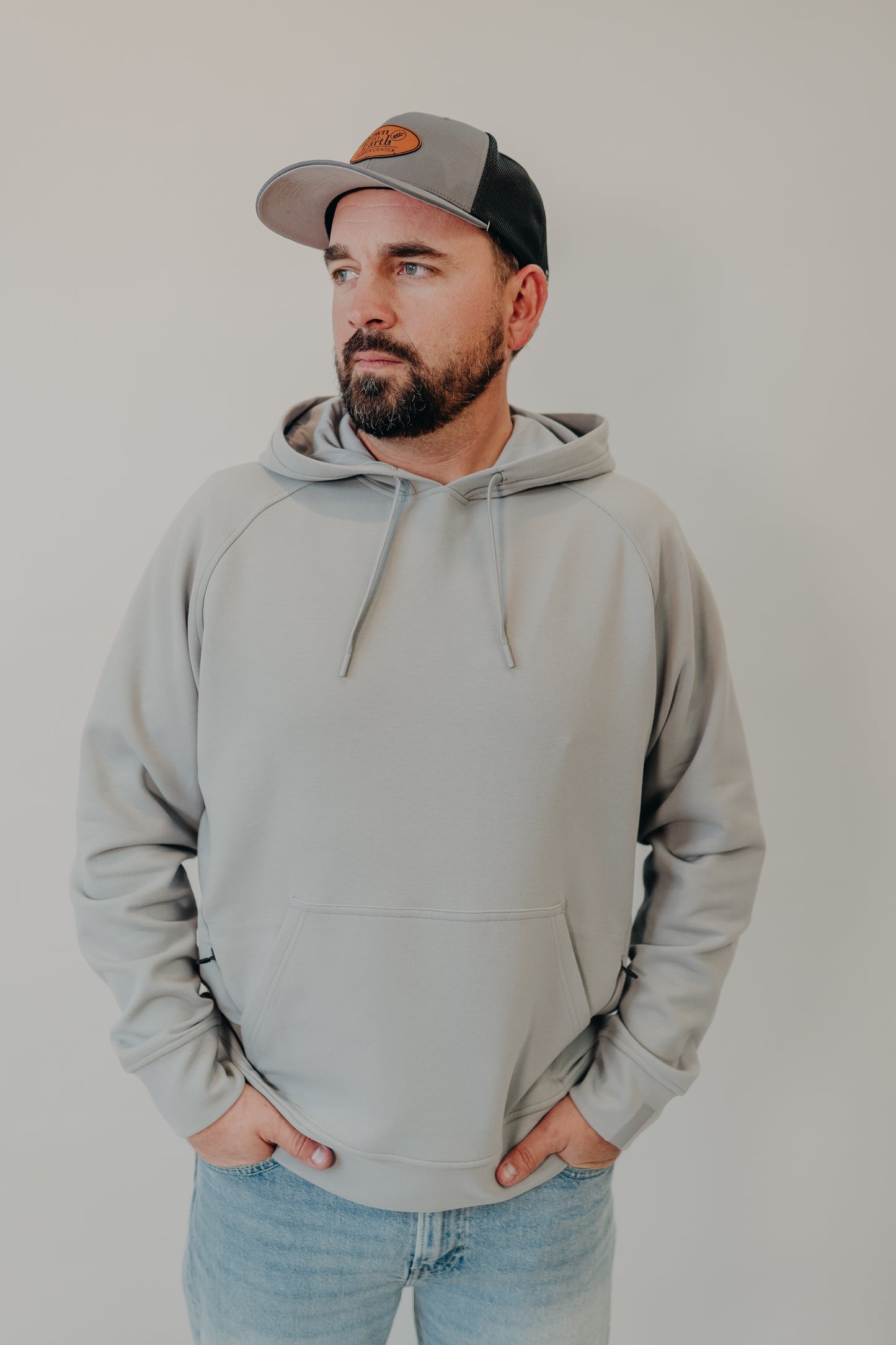 Ten Thousand | Midweight Tech Fleece Hoodie | Med Grey