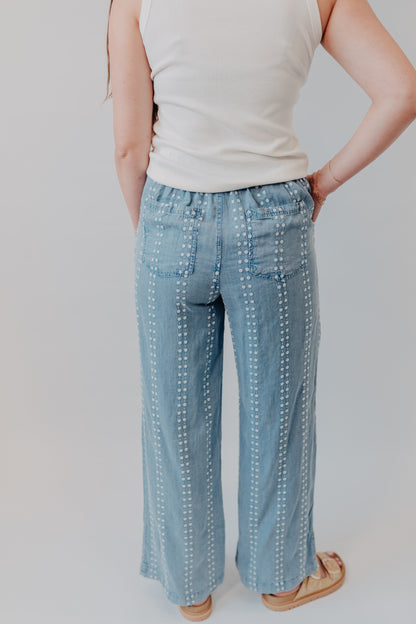 Thread & Supply | Natalia Pants | Daisy Stripe
