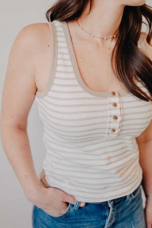 Thread & Supply | Alfie Tank | Beige
