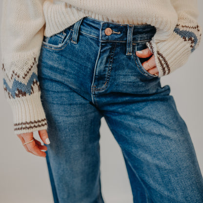 Vervet | High Rise Wide Leg | Outdone