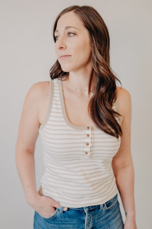 Thread & Supply | Alfie Tank | Beige
