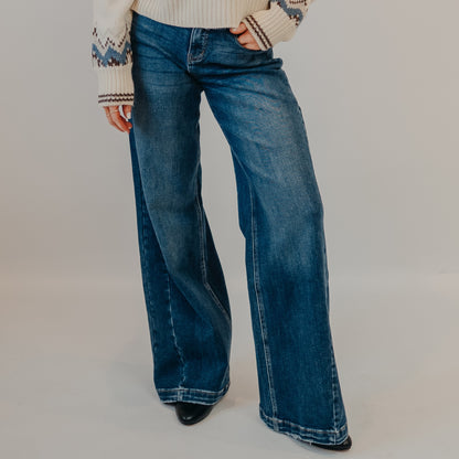 Vervet | High Rise Wide Leg | Outdone