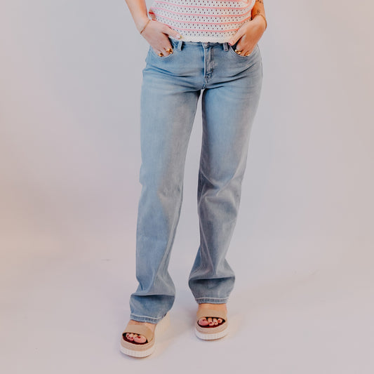 Vervet | High Rise Slim Wide | Convenient