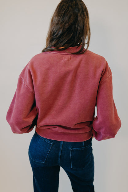 Thread & Supply | Ashford Sweatshirt | Zinfandel