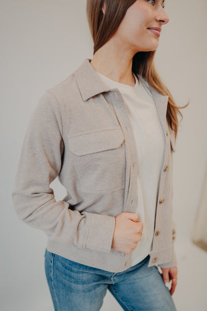 Thread & Supply | Faye Jacket | Taupe Heather
