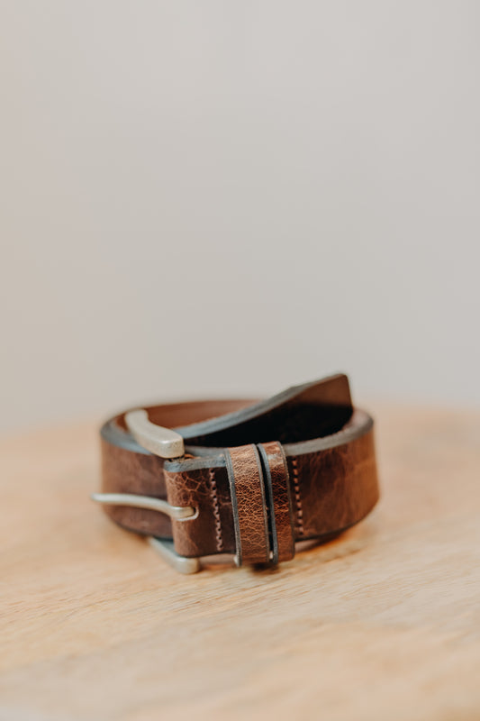 The Normal Brand | Vintage Glazed Leather Belt