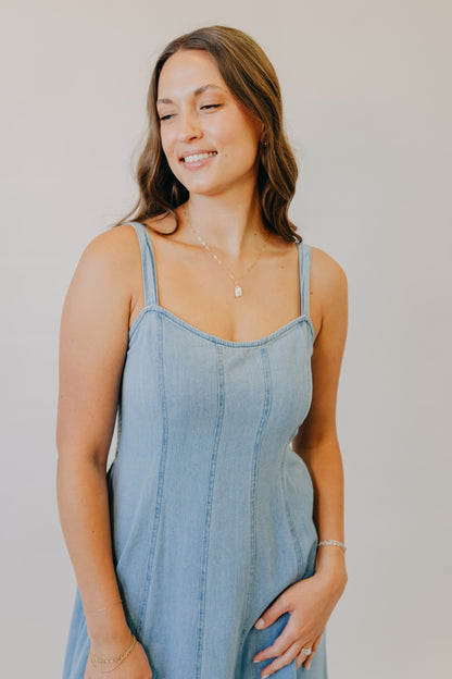 Z Supply | Leonora Indigo Midi Dress | Classic Indigo