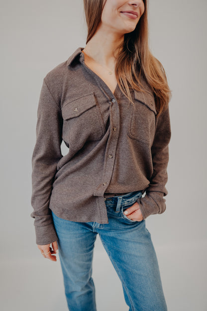 Thread & Supply | Cassian Shirt | Brown Heather