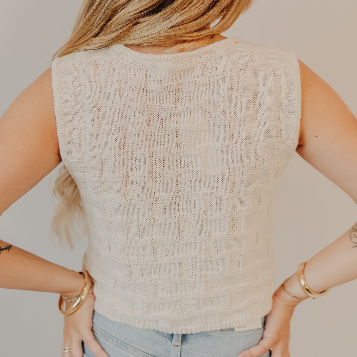 By Together | Dawson Vest Top | Cream
