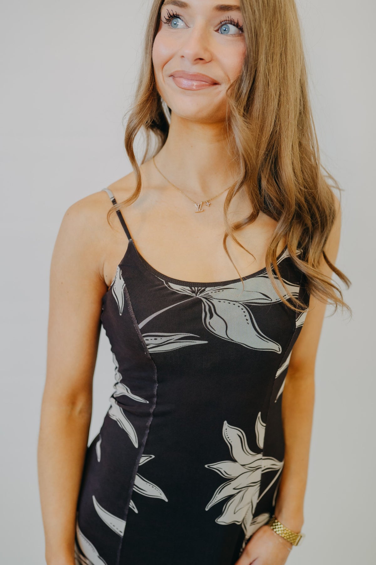 Z Supply | Charisma Floral Midi Dress | Dark Chocolate
