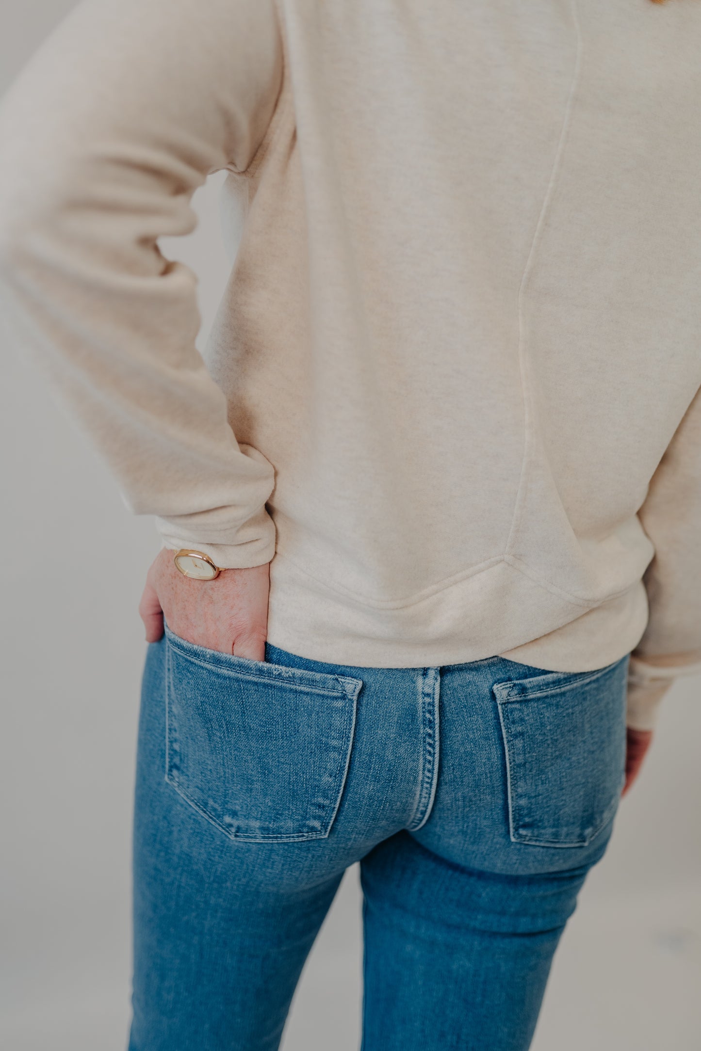 Thread & Supply | Dream Knit Janie Top | Heather Oatmeal