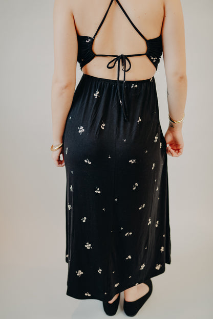 Z Supply | Cannes Nala Ditsy Midi Dress | Black