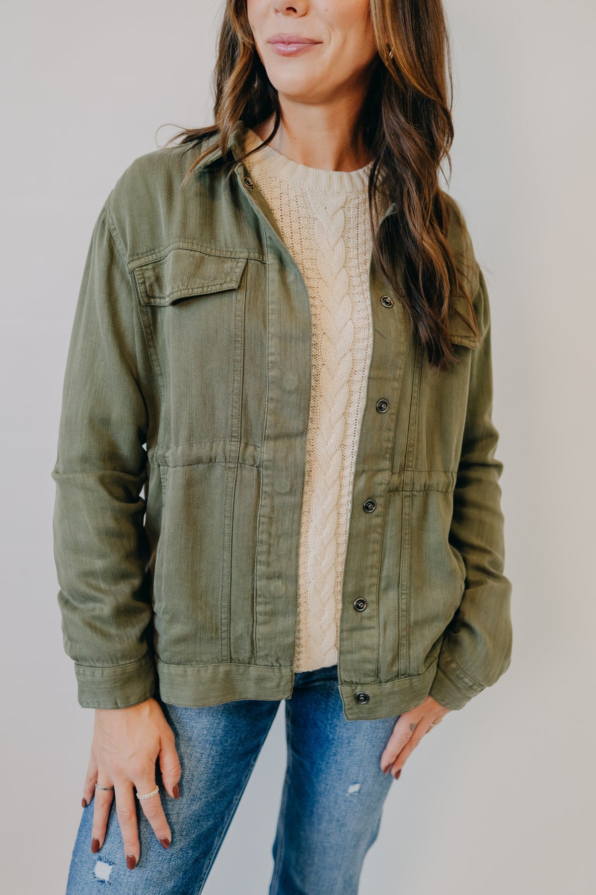 Thread & Supply | Campbell Jacket | Green Olive