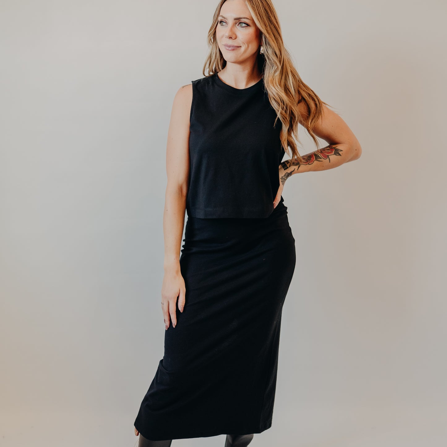 Z Supply | Sloane Jersey Muscle Tank | True Black