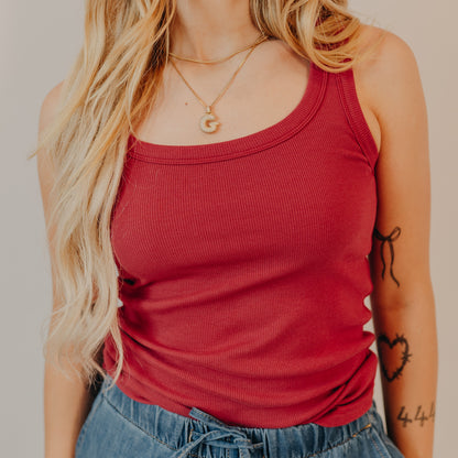 Thread & Supply | Clarkson Tank | Garnet Red