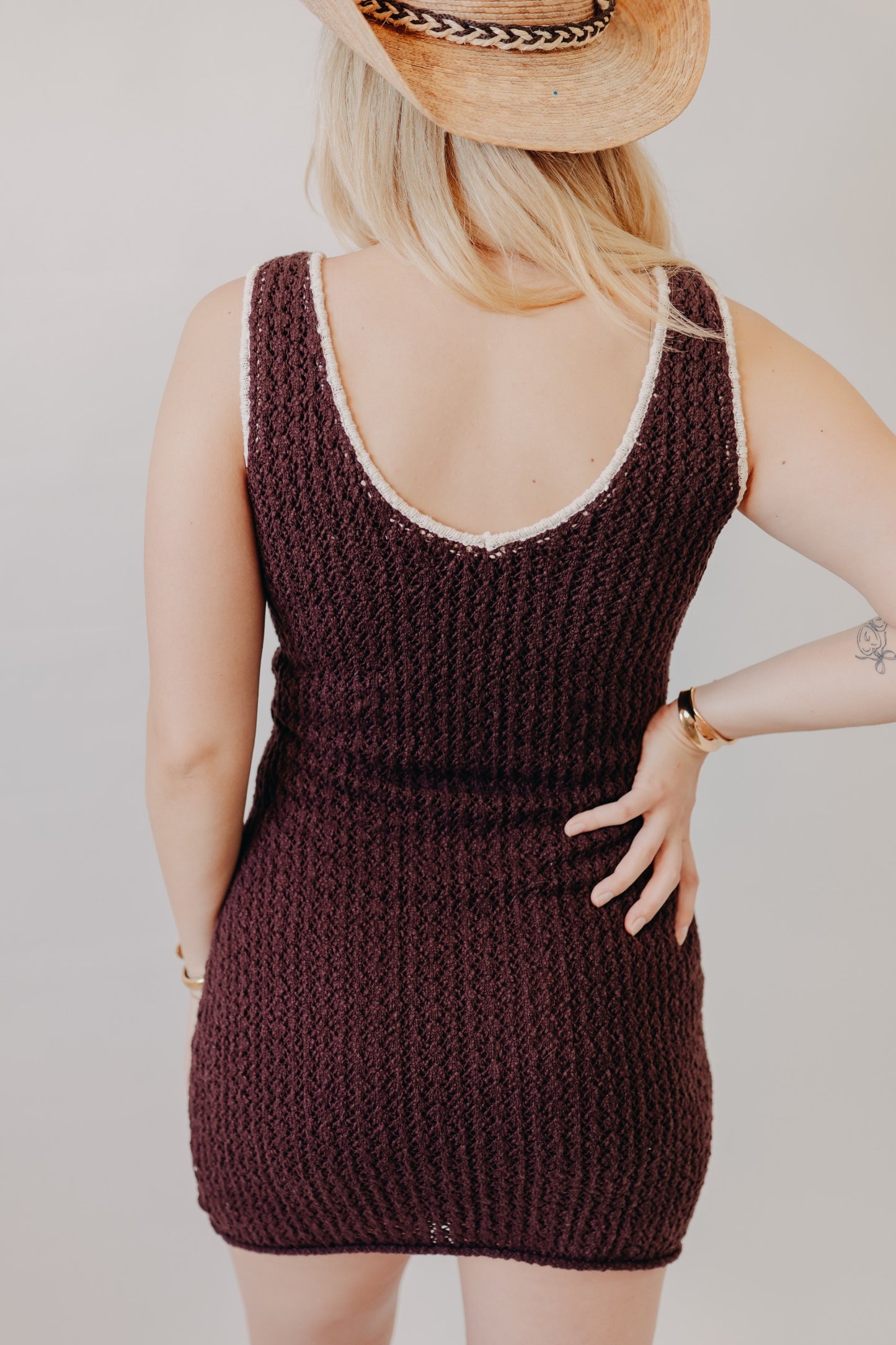 Z Supply | Sorolla Crochet Cover Up | Chocolate Cherry