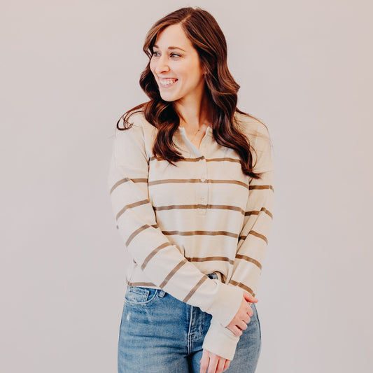 Thread & Supply | Byron Top | Ivory Tan