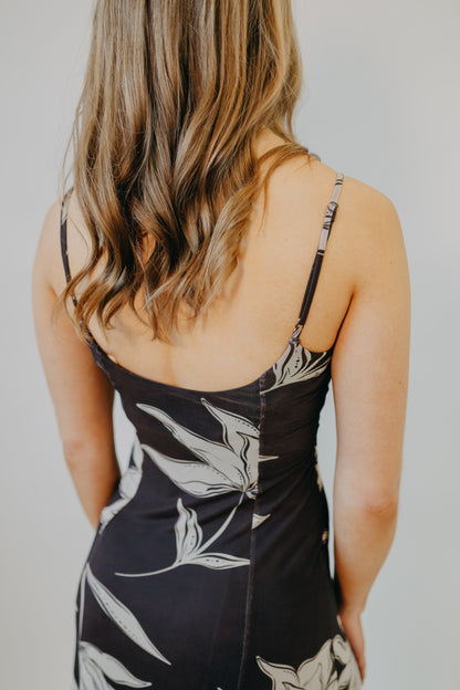 Z Supply | Charisma Floral Midi Dress | Dark Chocolate