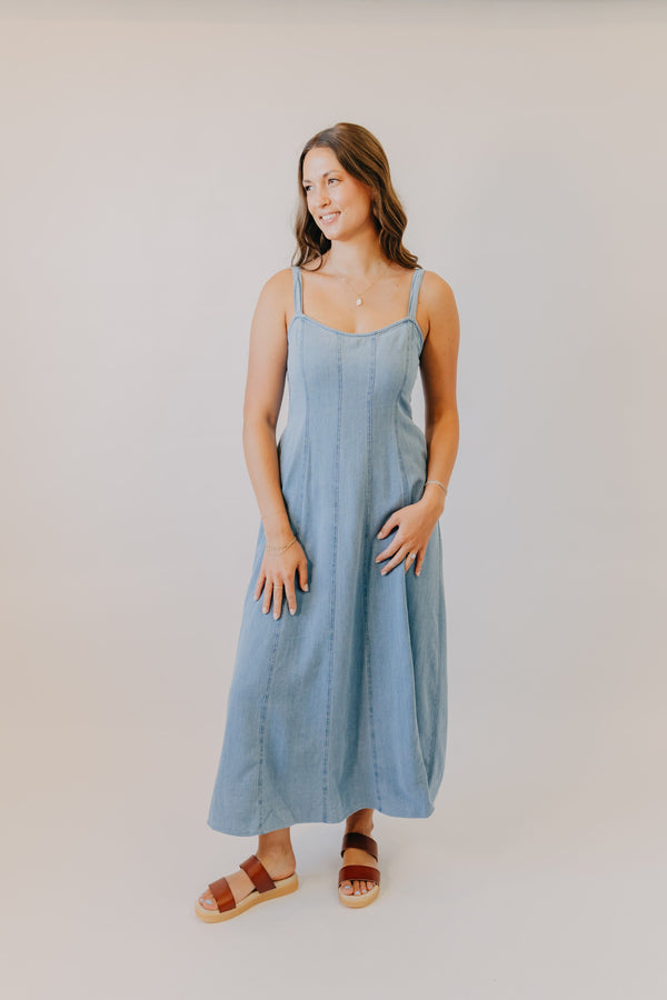 Z Supply | Leonora Indigo Midi Dress | Classic Indigo