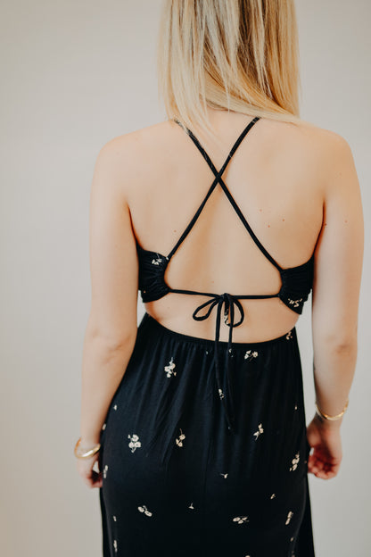 Z Supply | Cannes Nala Ditsy Midi Dress | Black