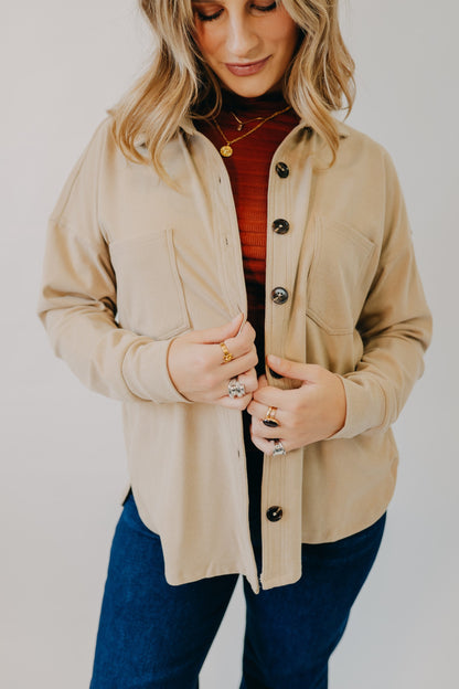 Staccato | Patch Pocket Brushed Top | Sand