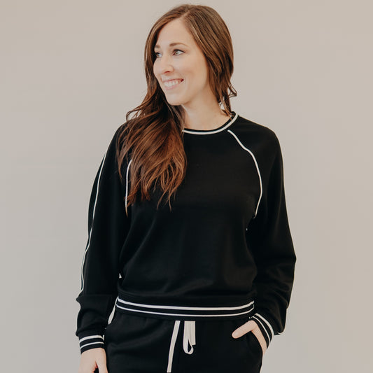 Thread & Supply | Amelia Top | Black Ivory