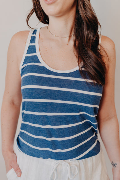 Z Supply | Ferry Striped Tank | True Navy