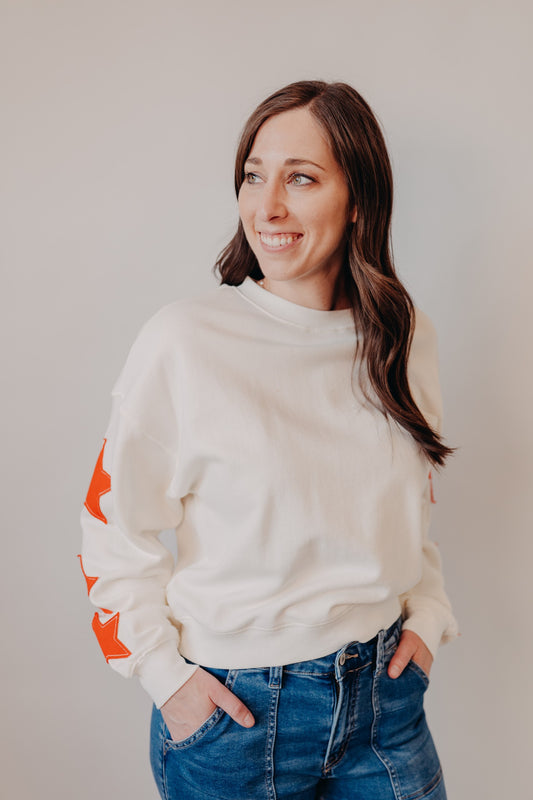 Z Supply | Stars First Date Sweatshirt | Sea Salt