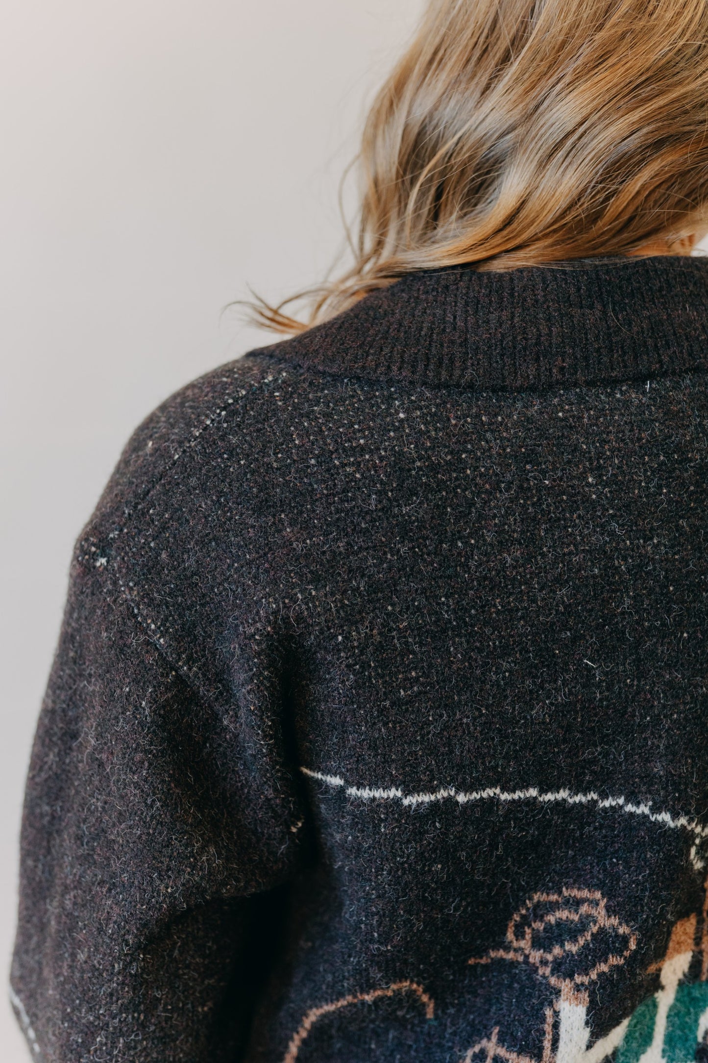 By Together | Rodeo Zip-Up Cardigan | Dark Chocolate Red