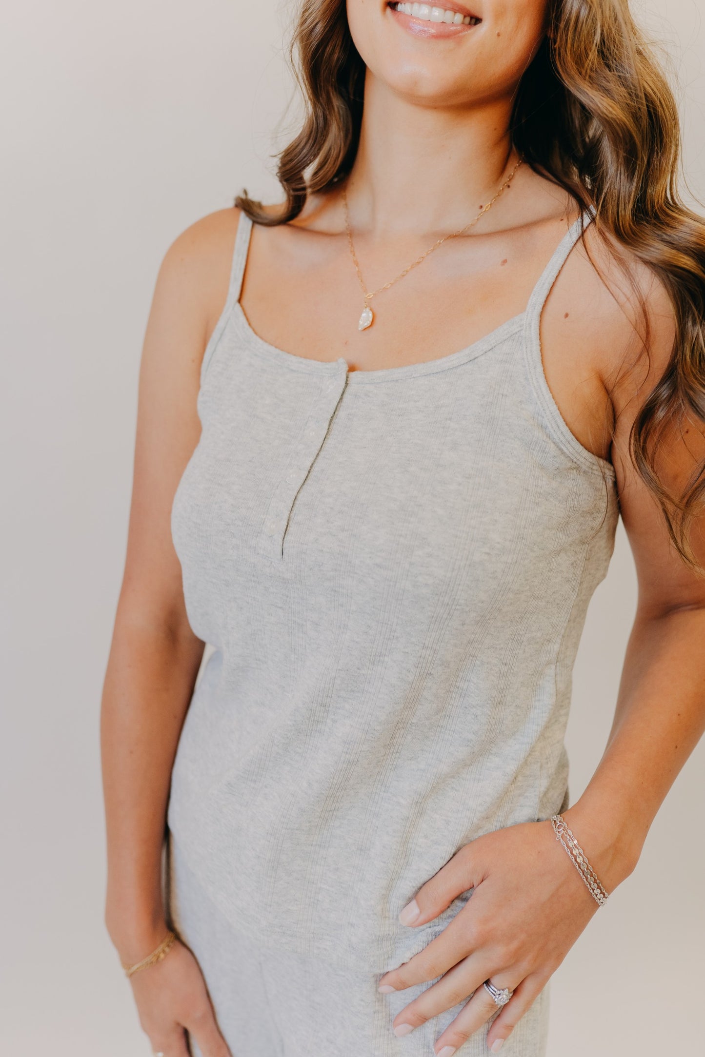 Thread & Supply | Clove Pajama Set of 2 | Heather Grey
