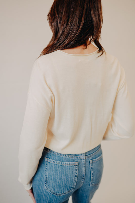 Thread & Supply | Della Cardigan | Ivory