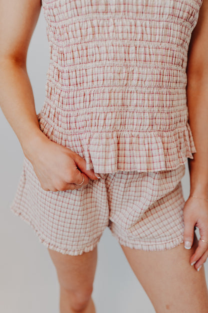 Mod Ref | The Suri Shorts | Red Yellow