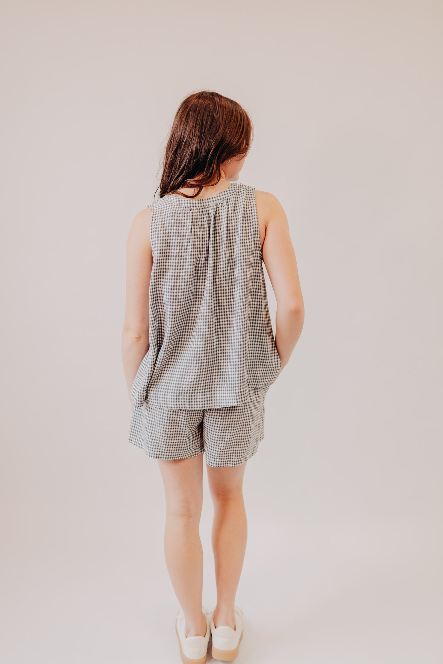 Thread & Supply | Caelis Shorts | Charcoal Gingham