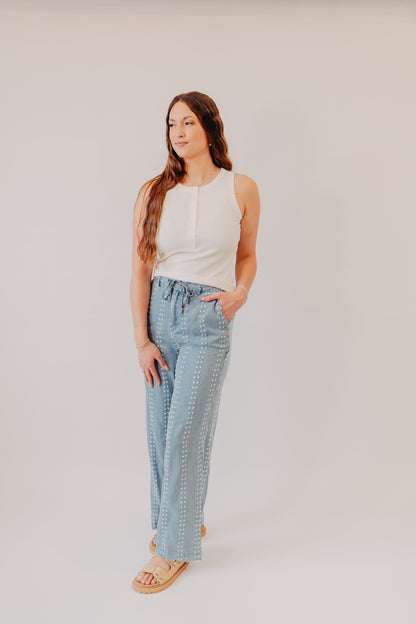 Thread & Supply | Natalia Pants | Daisy Stripe
