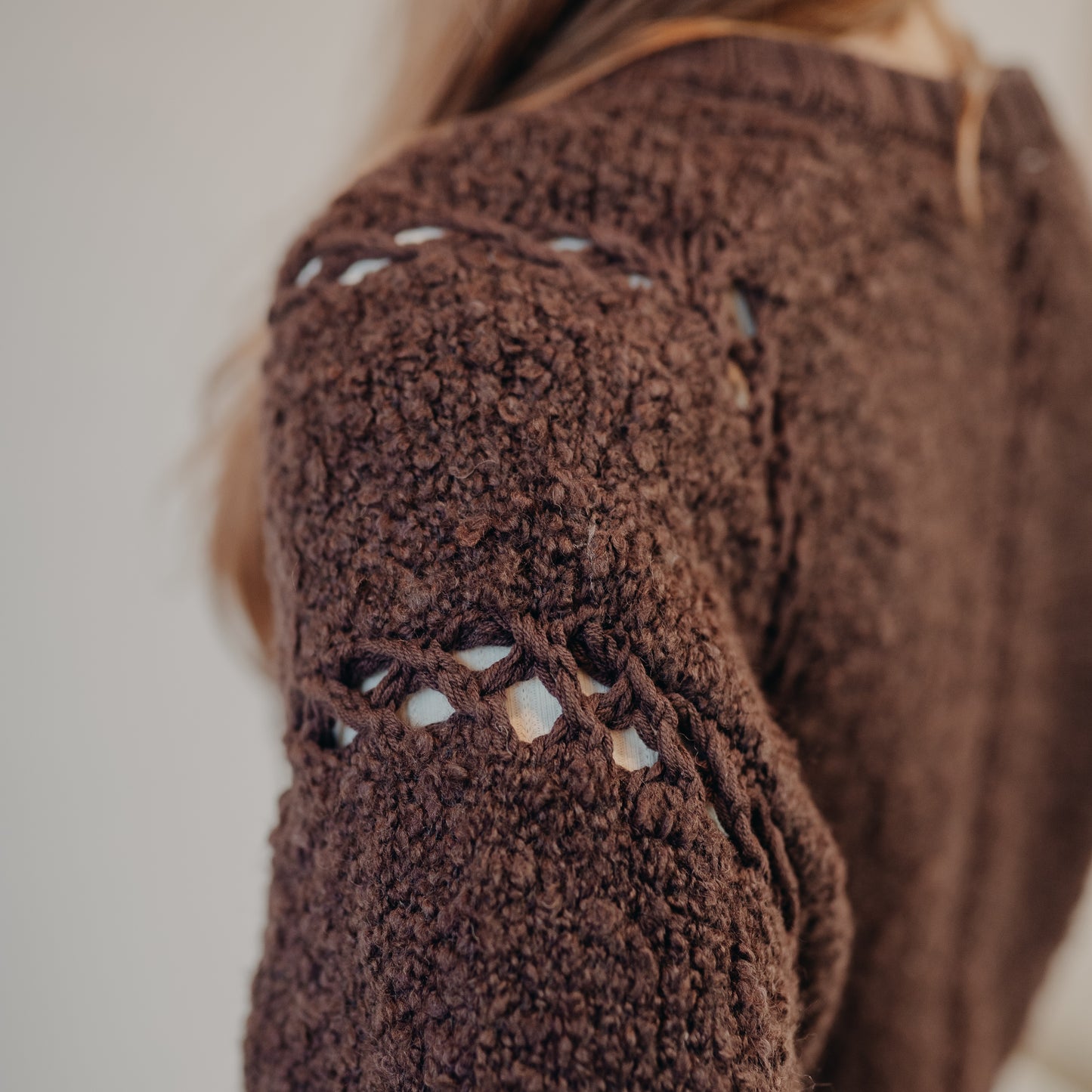 Z Supply | Sundance Sweater Jacket | Chocolate Cherry