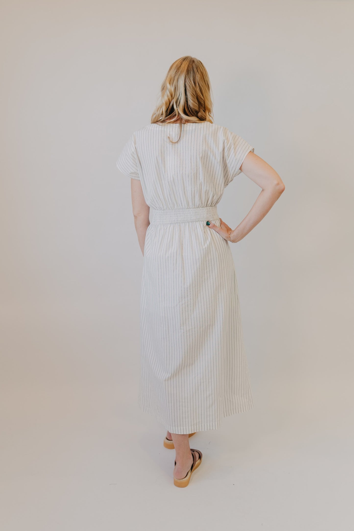 Z Supply | Sanna Striped Midi Dress | White