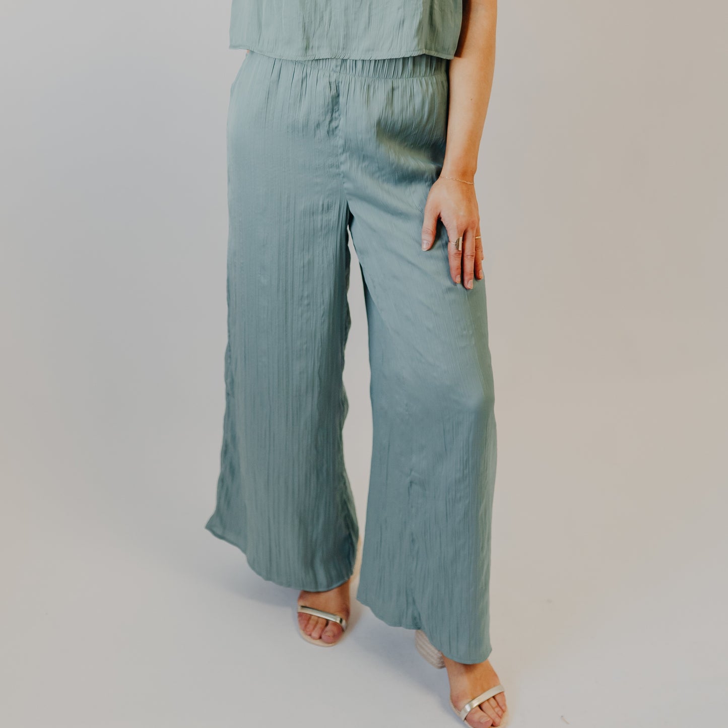 Z Supply | Sunset Satin Pant | Sea Pine