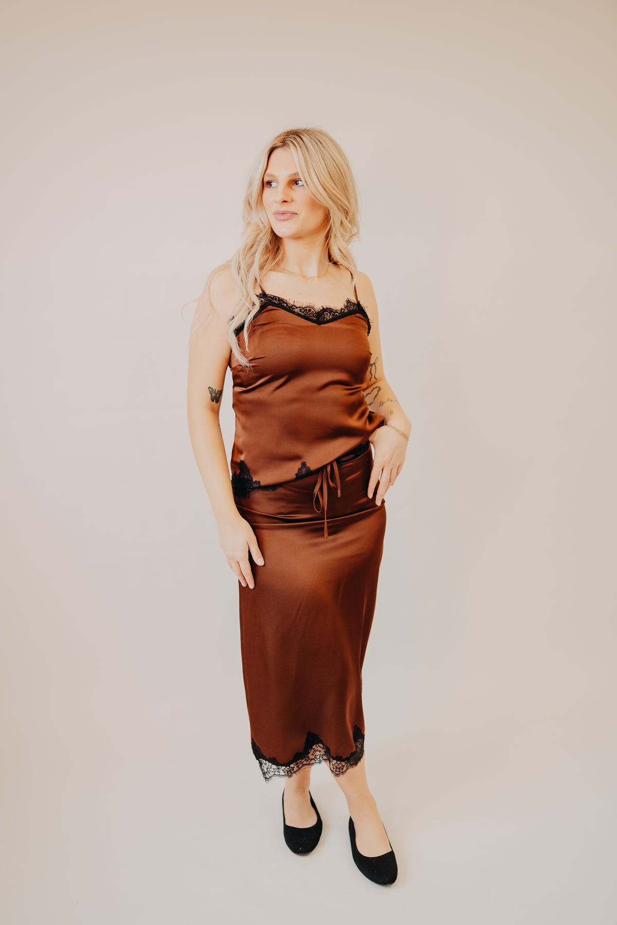 Mod Ref | The Gabrielle Top | Brown Black