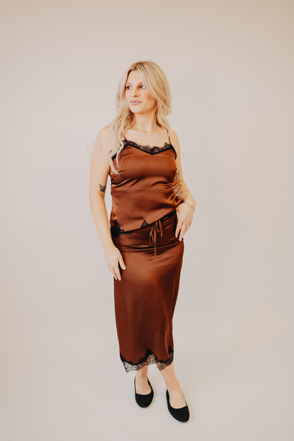 Mod Ref | The Gabrielle Top | Brown Black