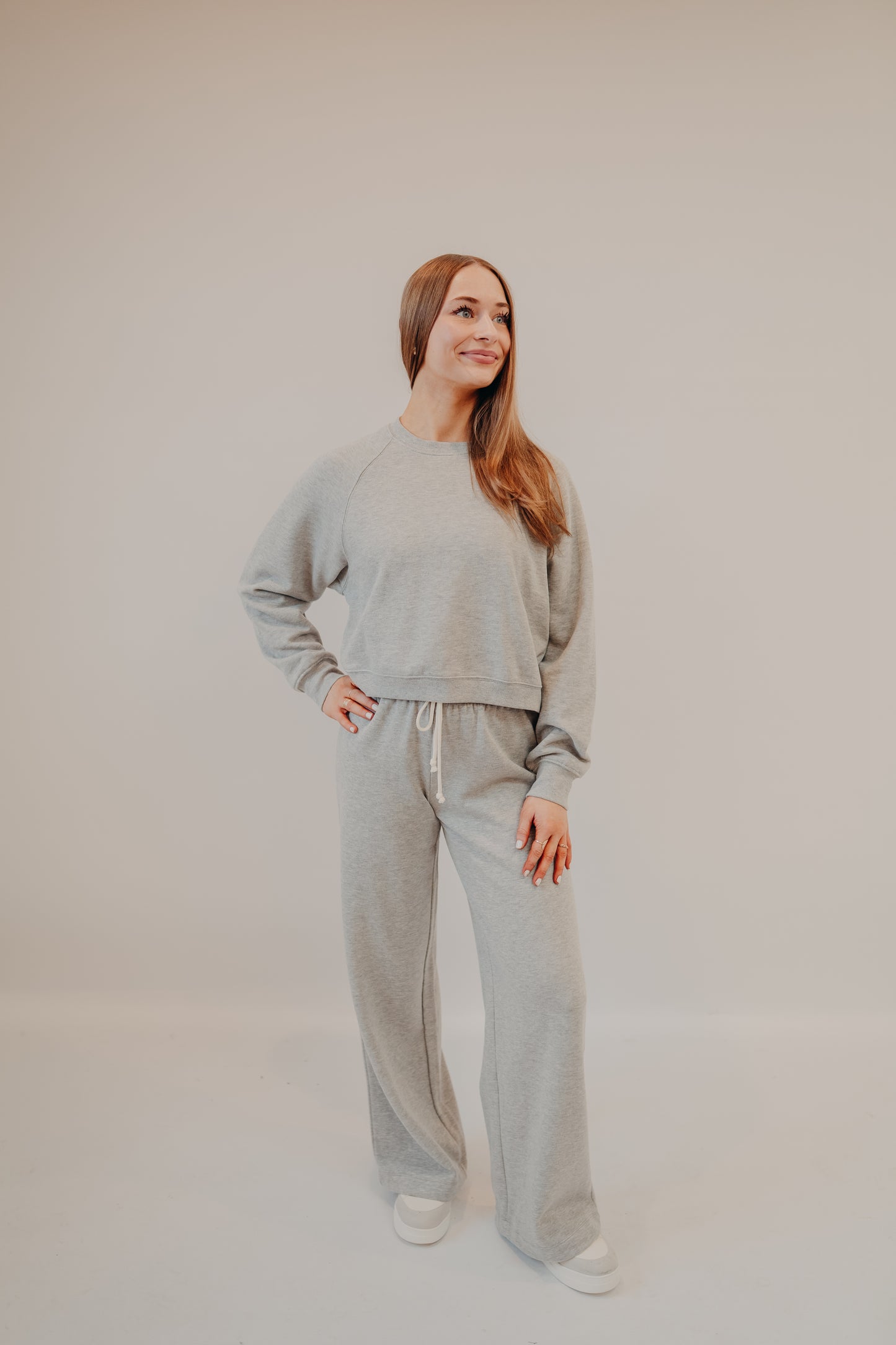 Z Supply | Crop Out Sweatshirt | Classic Heather Grey