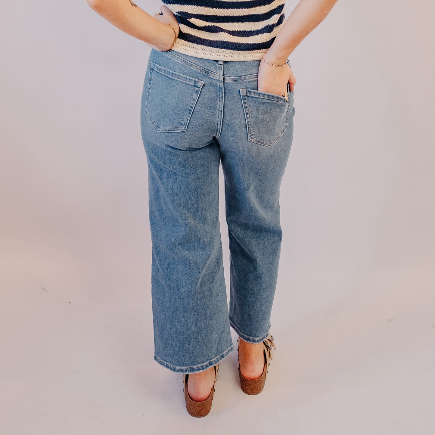 Flying Monkey | High Rise Crop Wide Leg | Beckoned