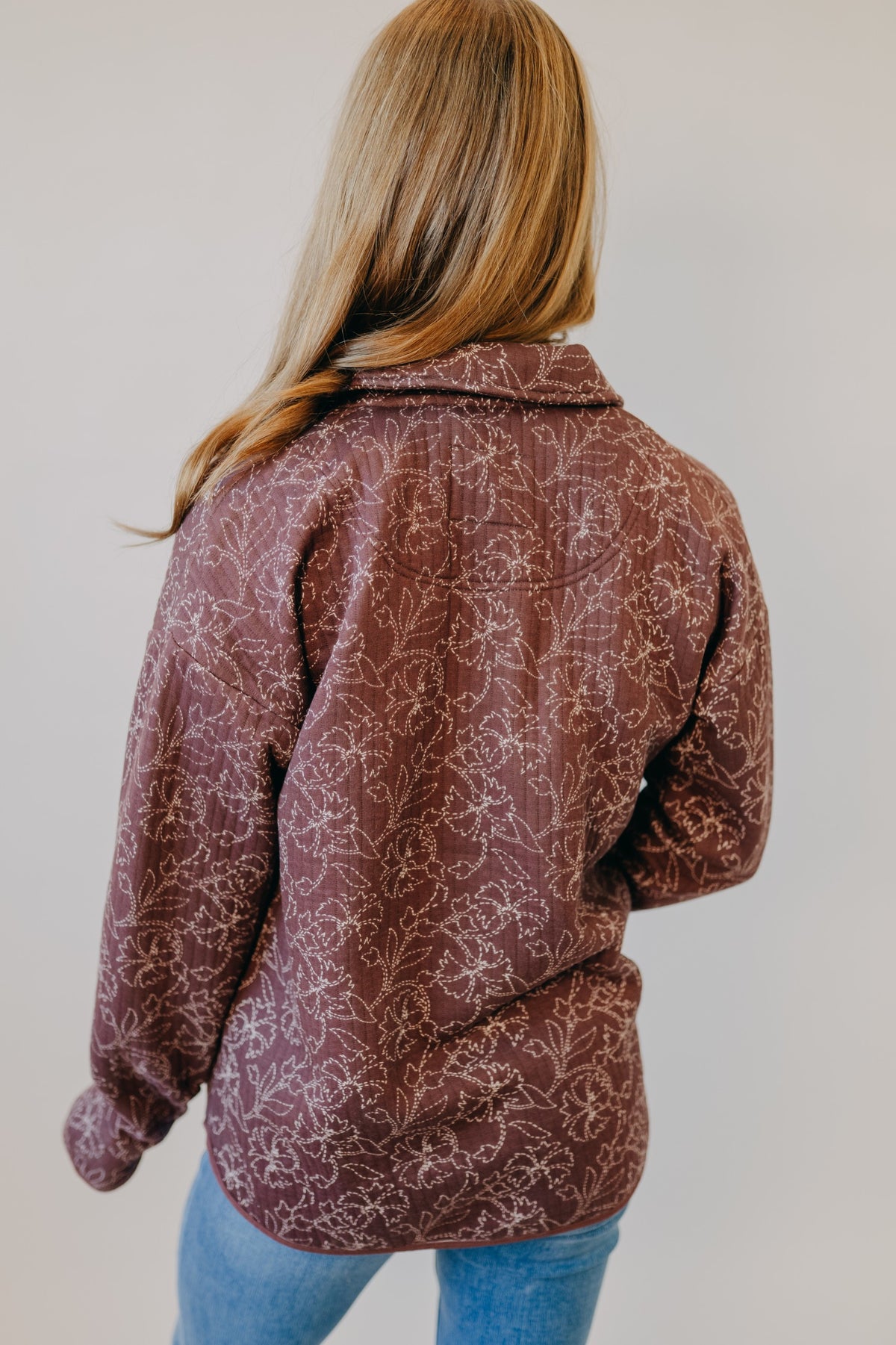 Thread & Supply | Claremont Jacket | Brown Floral