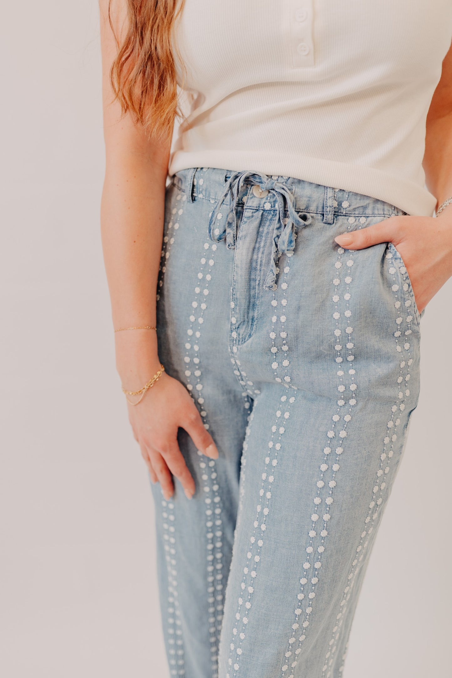 Thread & Supply | Natalia Pants | Daisy Stripe