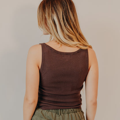 Thread & Supply | Corinne Tank | Dark Brown
