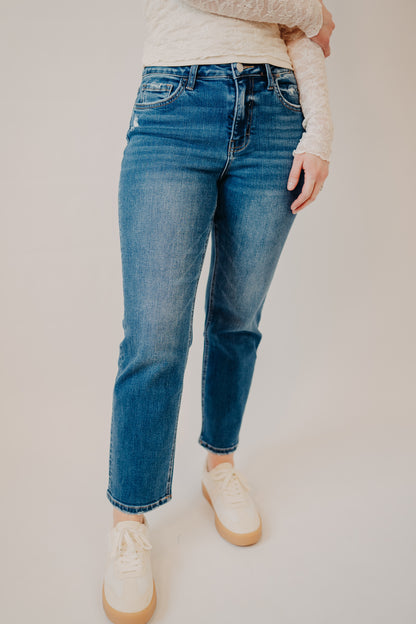Flying Monkey | High Rise Ankle Straight | Charming