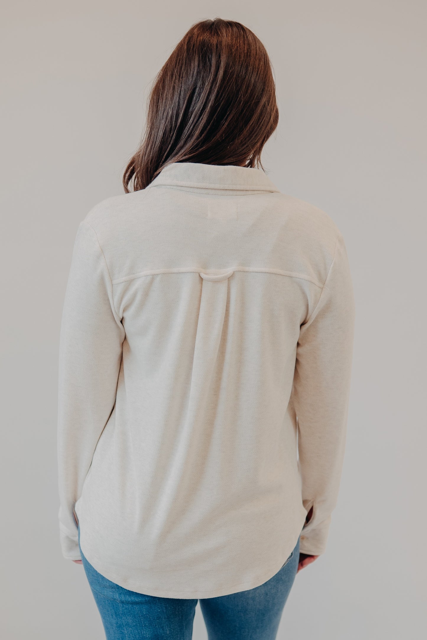 Thread & Supply | Cassian Shirt | Heather Oatmeal