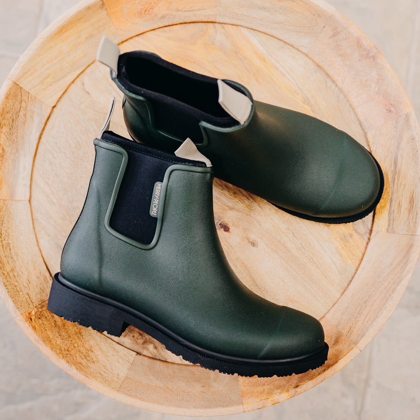 Merry People | Bobbi Rain Boot | Forest Green